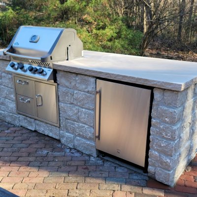 blaze refrigerator, outdoor kitchen