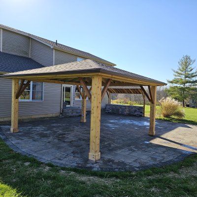 Hip roof pavilion