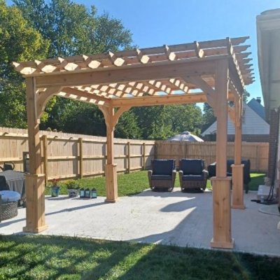 Cedar Belvedere Pergola