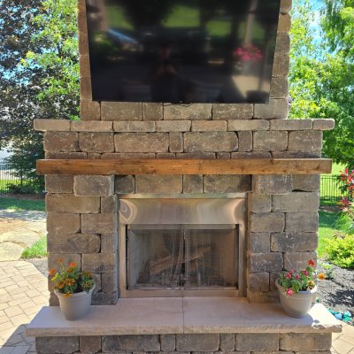 Outdoor Fireplace